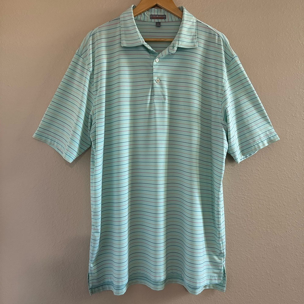 Peter Millar Summer Comfort Striped Golf Polo